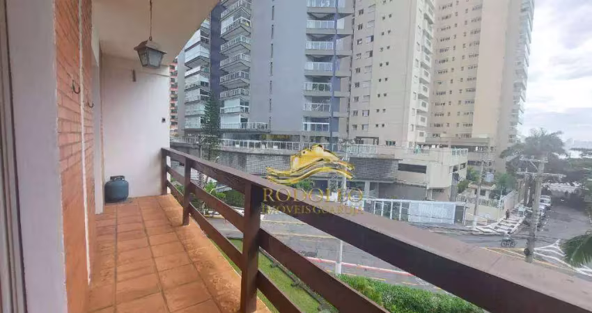 Guarujá praias das astúrias e tombo 2 dormitório vista mar e na quadra do mar