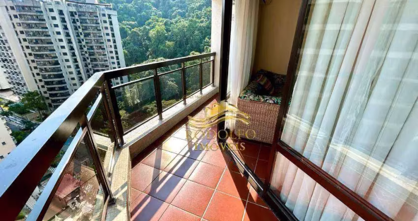 Guarujá Praia das Pitangueiras 3 Dormitórios 98,27m² 2 Vagas Piscina Churrasqueira Sacada Vista Mar
