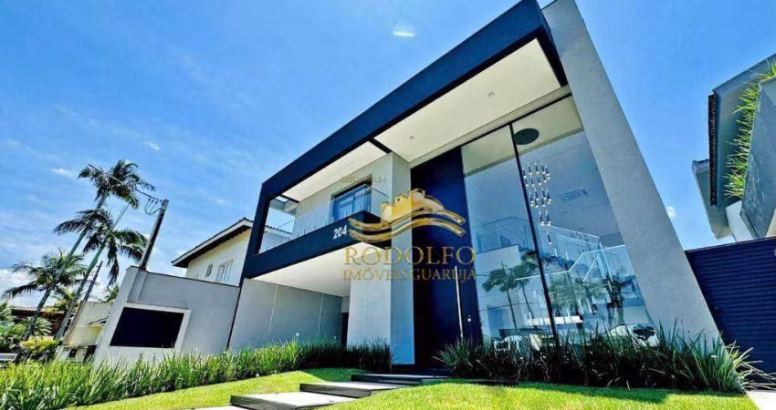 Guarujá Praia Pernambuco Sobrado no Acapulco 5 Suítes 490m² Área Construída 4 Vagas Piscina