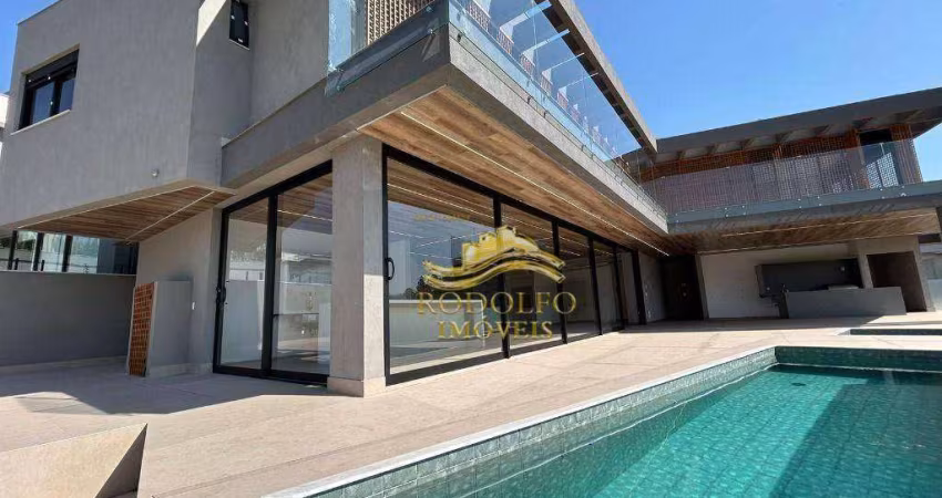 Alphaville Santana de Parnaíba-SP Casa Alto Padrão 5 Suítes 597m² Finamente Decorada  Piscina com SPA Espaço Gourmet