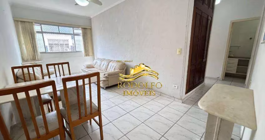 Guarujá-sp praia do tombo 2 dormitórios 1 vaga 67,200m² living para 2 ambientes cozinha arejada