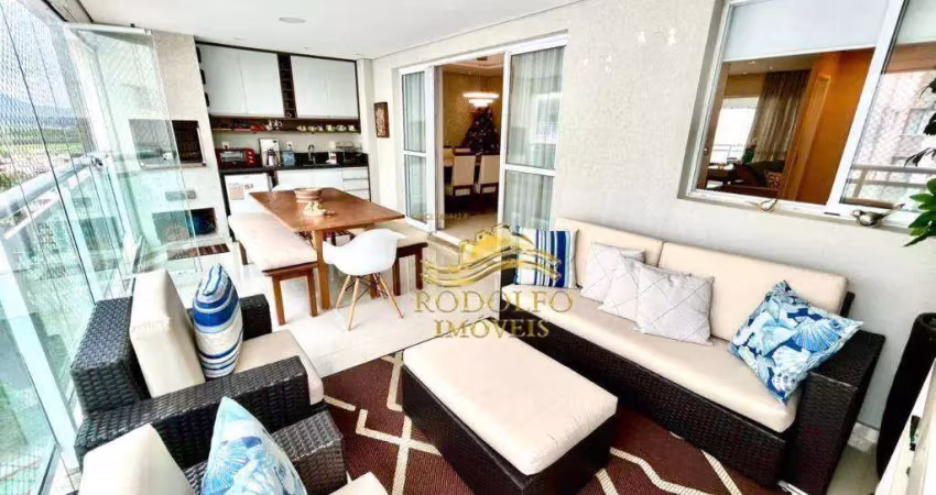 Guarujá-sp praia das astúrias 3 dormitórios 134m² 2 vagas lazer de clube