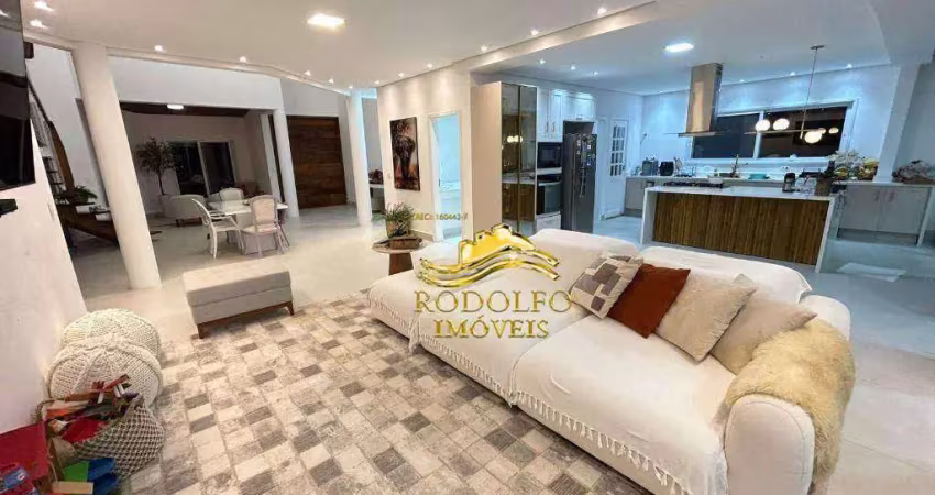 Guarujá-sp casa no condomínio pernambuco i 5 dormitórios piscina ar-condicionado