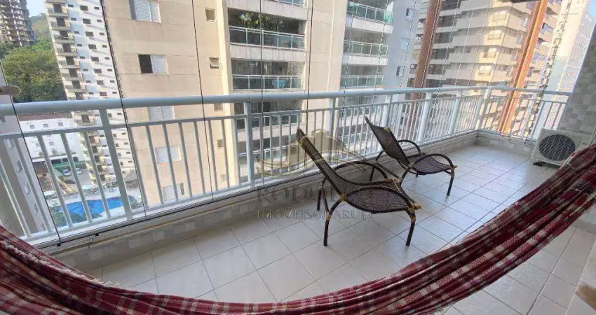 Guarujá praia das astúrias 2 dormitorios 89m² 2 vagas lazer de clube vista para o mar