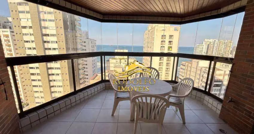 Guarujá praia das astúrias 4 dormitórios 180m² 2 vagas 2 varandas ar-condicionado piscina e sauna