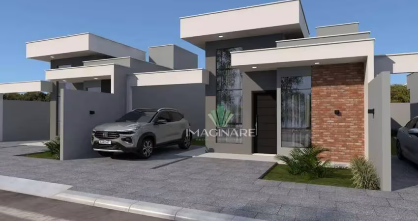 Casa com 1 suíte + 1 quarto à venda, 57 m² por r$ 365.000 - vista linda - cascavel/pr