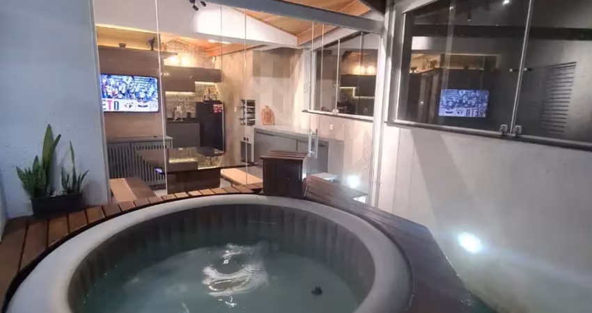 Cobertura à venda no baeta neves – mobiliada, 124m², hidromassagem e espaço gourmet!
