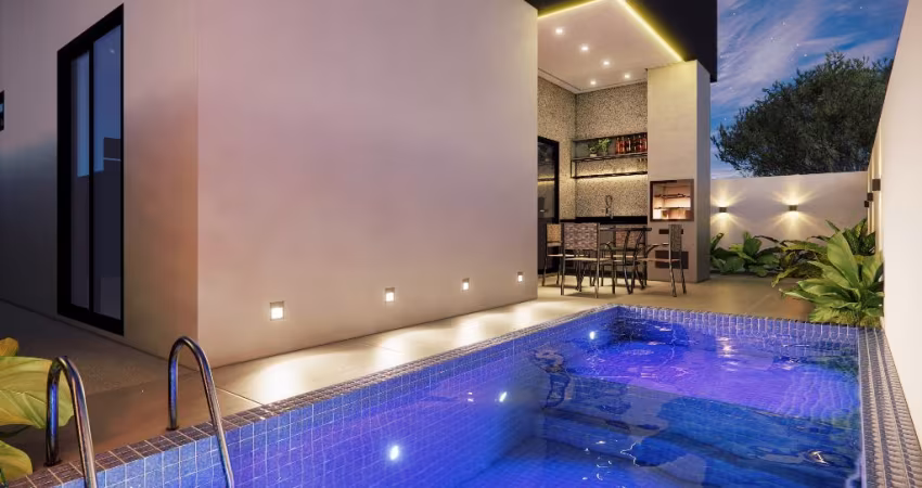 Casa Térrea com Piscina no Sunville – Alto Padrão e Conforto!