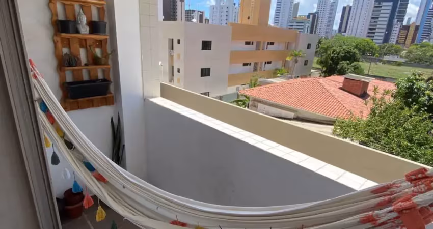 Apto 2 quartos + dce, nascente sul, a 800m da praia – morada nobre, r$370mil!