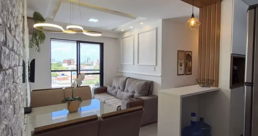 Apartamento porteira fechada a 400m do mar – praia do poço | 3 quartos | 58m²