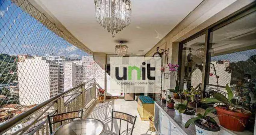 Cobertura com 4 dormitórios à venda, 300 m² por r$ 1.980.000,00 - vital brazil - niterói/rj