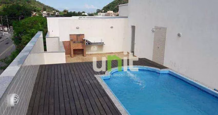 Cobertura com 3 dormitórios à venda, 140 m² por r$ 950.000,00 - itacoatiara - niterói/rj