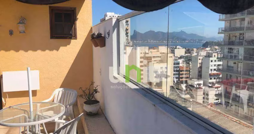Cobertura com 4 dormitórios à venda, 216 m² por R$ 1.450.000,00 - Icaraí - Niterói/RJ