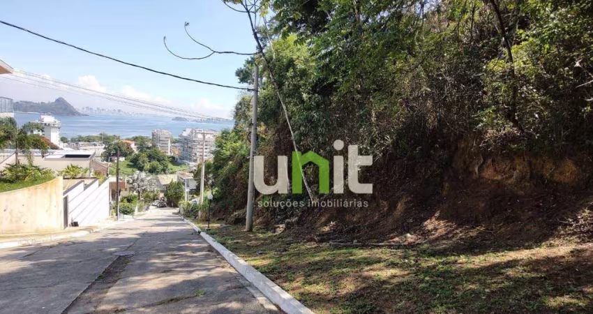 Terreno à venda, 1052 m² por R$ 890.000,00 - Charitas - Niterói/RJ