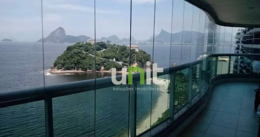 Apartamento com 4 dormitórios à venda, 259 m² por r$ 2.950.000,00 - boa viagem - niterói/rj