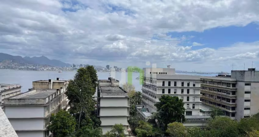 Studio cobertura com 1 dormitório à venda, 55 m² por r$ 485.000 - boa viagem - niterói/rj