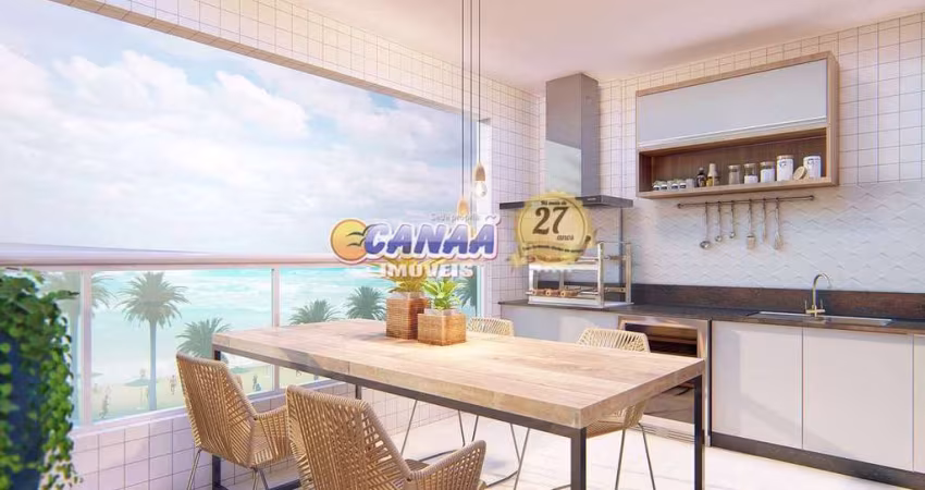 Apartamento com 2 quartos, Vila Anhanguera, Mongaguá - R$ 380 mil, Cod: 10950