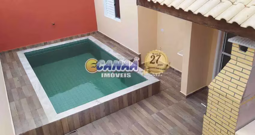 Casa de condomínio com 2 quartos itanhaém - r$ 269 mil