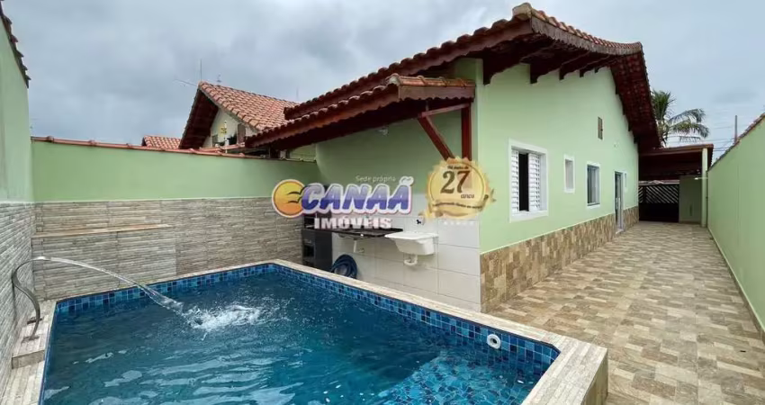 Casa com 2 quartos, balneário jussara, mongaguá - r$ 369 mil, cod: 11642