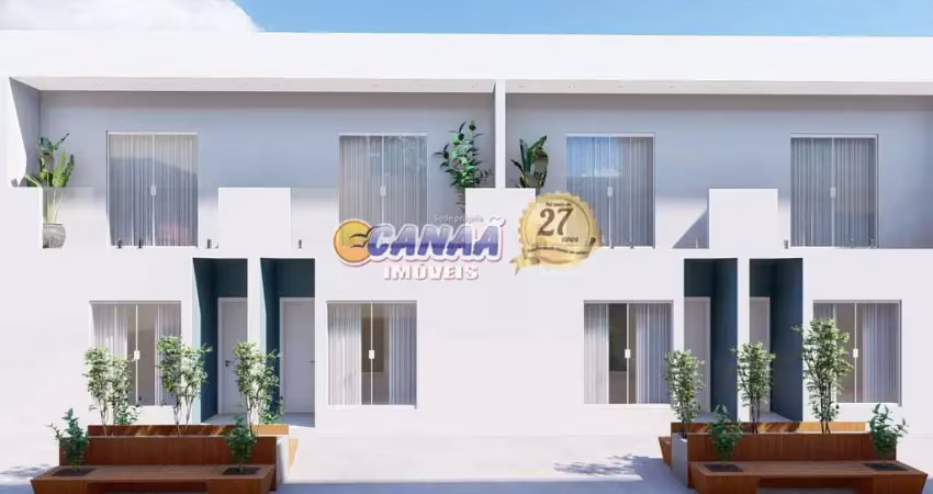 Sobrado de condomínio com 2 quartos, vila são josé, mongaguá - r$ 279 mil, cod: 11753