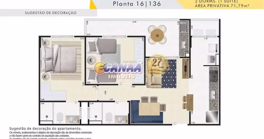 Apartamento com 2 quartos, centro, mongaguá - r$ 399 mil, cod: 12494