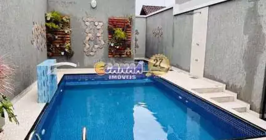 Sobrado de condomínio com 2 quartos, balneário maracanã, praia grande - r$ 330 mil, cod: 12559