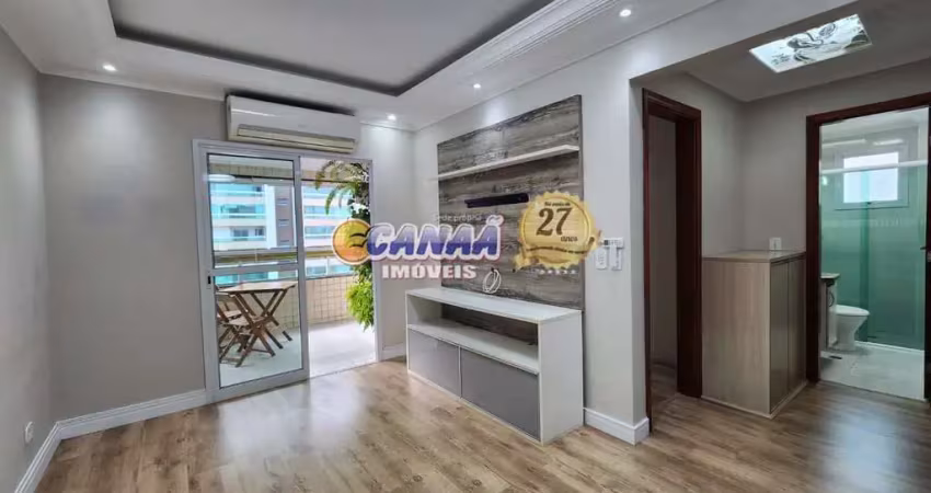 Apartamento em praia grande a apenas 100 metros do mar!
