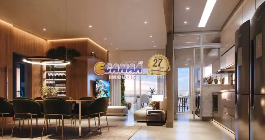 Apartamento no centro de mongaguá-sp! r$ 635 mil - cod: 12610
