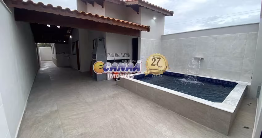 Casa nova 2 dormi. piscina e àrea gourmet na praia de itanhaém