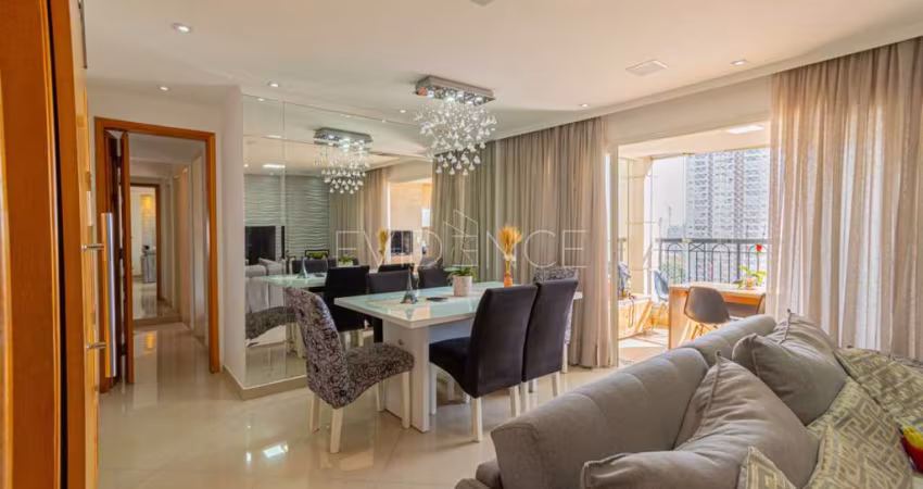 Apartamento à venda no Tatuapé com 96 m² e VARANDA GOURMET