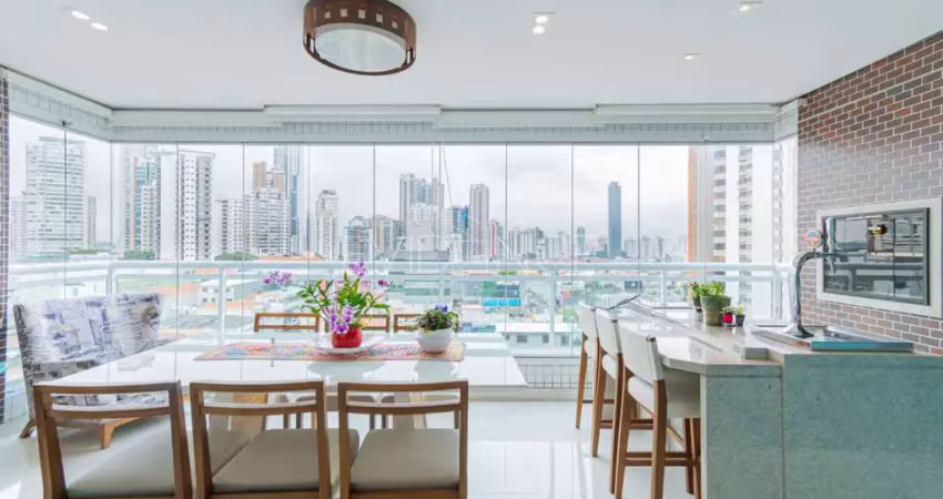 Apartamento à venda no anália franco de 171 metros com varanda gourmet e 4 vagas de garagem