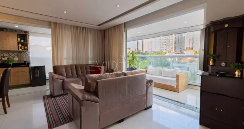 Apartamento à venda no tatuapé com 154 m² - varanda gourmet