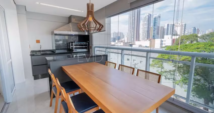 Apartamento à venda no tatuapé com 148 m² e varanda gourmet