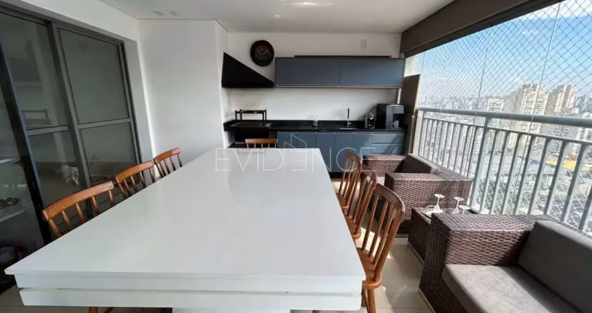 Apartamento à venda no bairro da mooca com 3 suítes e 2 vagas - varanda gourmet