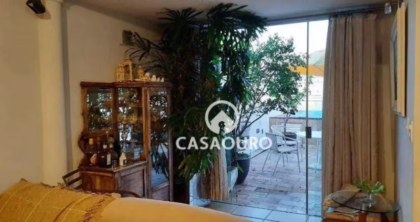Cobertura com 5 quartos à venda, 200 m² por r$ 1.100.000 - santa tereza - belo horizonte/mg