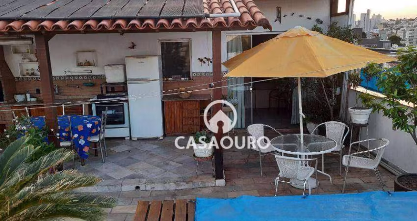 Cobertura com 5 quartos à venda, 200 m² por R$ 1.100.000 - Santa Tereza - Belo Horizonte/MG