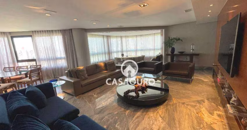 Apartamento com 4 suítes à venda, 280 m² por r$ 3.200.000 - serra - belo horizonte/mg