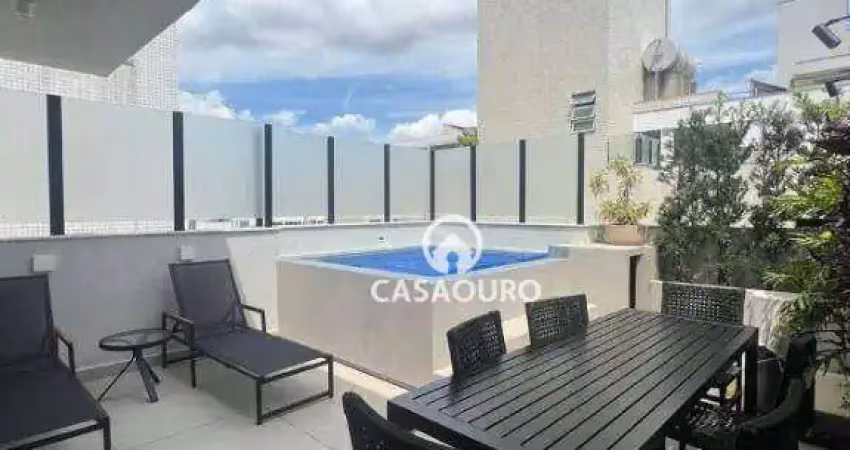 Cobertura com 2 quartos à venda, 120 m² por r$ 1.500.000 - cruzeiro - belo horizonte/mg