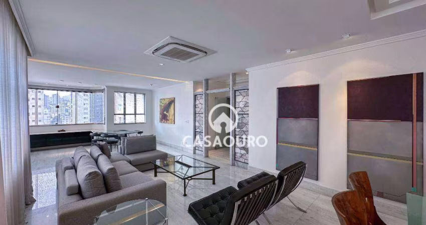 Apartamento com 4 quartos à venda, 216 m² por R$ 1.790.000 - Serra - Belo Horizonte/MG