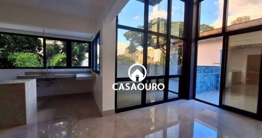 Apartamento com 4 quartos à venda, 267 m²  - sion - belo horizonte/mg