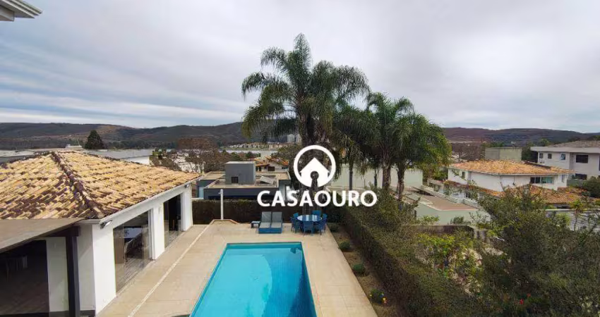 Casa com 5 quartos à venda, 1000 m² por r$ 4.500.000 - alphaville - lagoa dos ingleses - nova lima/mg