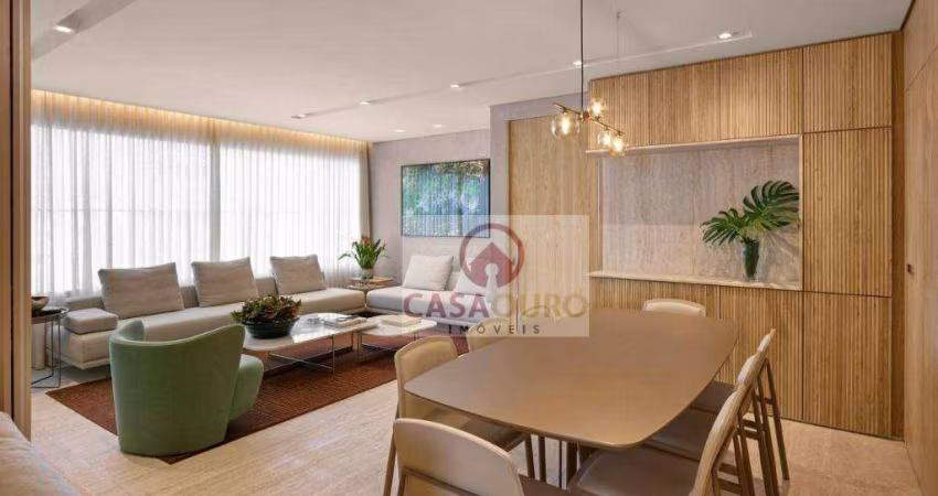 Apartamento com 4 quartos à venda, 139 m²  - Sion - Belo Horizonte/MG