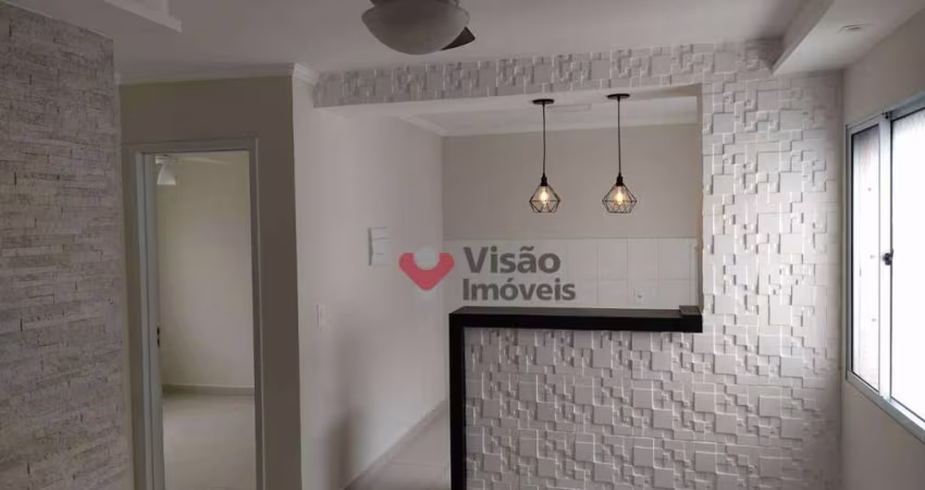 Apartamento com 2 dormitórios à venda, 44 m² por R$ 150.000 - Araretama - Pindamonhangaba/São Paulo