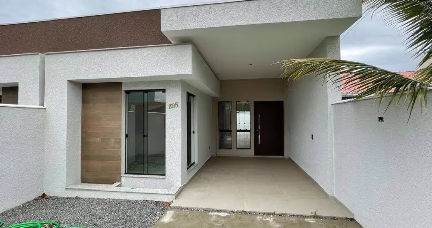 Casa para venda em itapoá, balneário volta ao mundo, 3 dormitórios, 1 suíte, 2 banheiros, 2 vagas