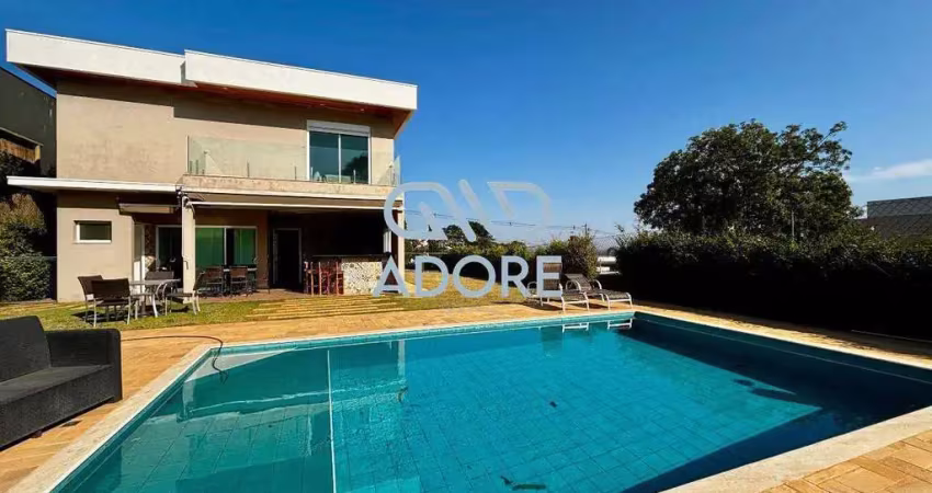 Casa mobiliada para aluguel no condomínio parque residencial kurumin em itu/sp | 4 quartos | piscina |