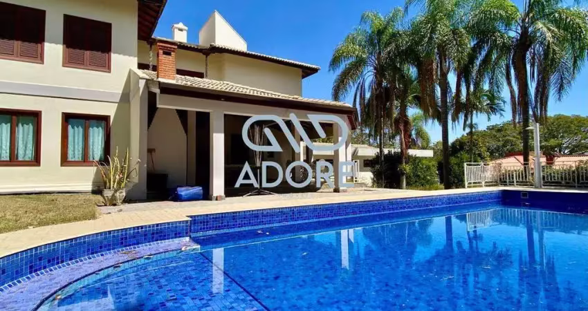 Casa mobiliada disponível para aluguel no condomínio terras de são jose i em itu/sp | 5 quartos | piscina |