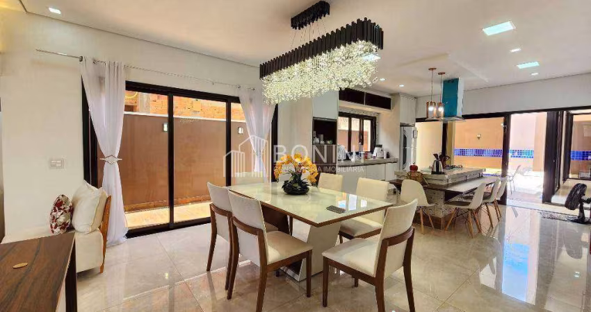 Casa 3 suítes à venda, 254 m² por R$ 2.100.000 - Condomínio Residencial Mac Knight - Santa Bárbara d'Oeste/São Paulo