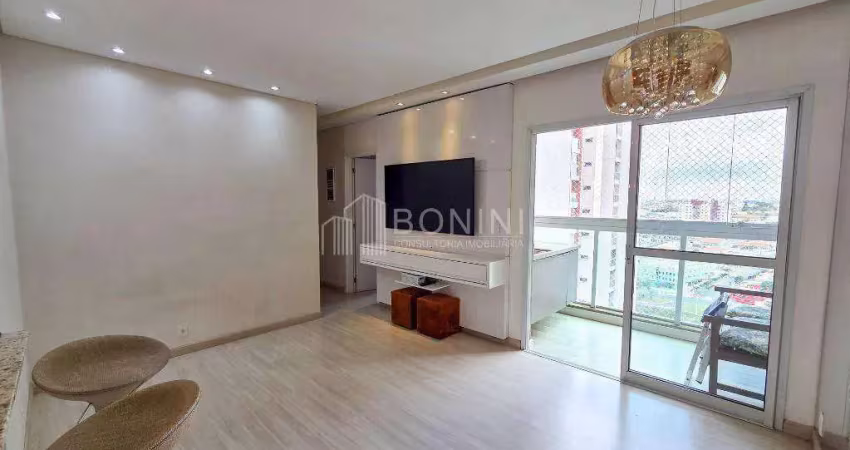 Apartamento com 3 dormitórios para alugar, 70 m² por R$ 3.529/mês - Residencial Boa Vista - Americana/SP