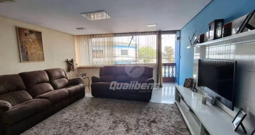 Sobrado com 3 dormitórios à venda, 234 m² por r$ 600.000,00 - vila assis brasil - mauá/sp