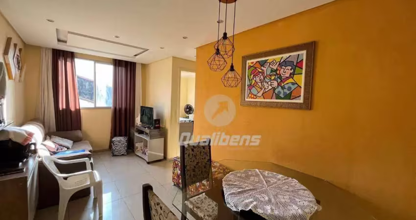 Apartamento com 2 dormitórios à venda, 46 m² por r$ 270.300,00 - parque são vicente - mauá/sp